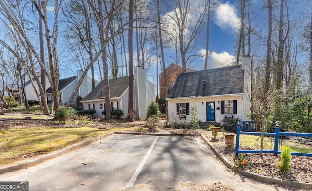 view of cape cod home