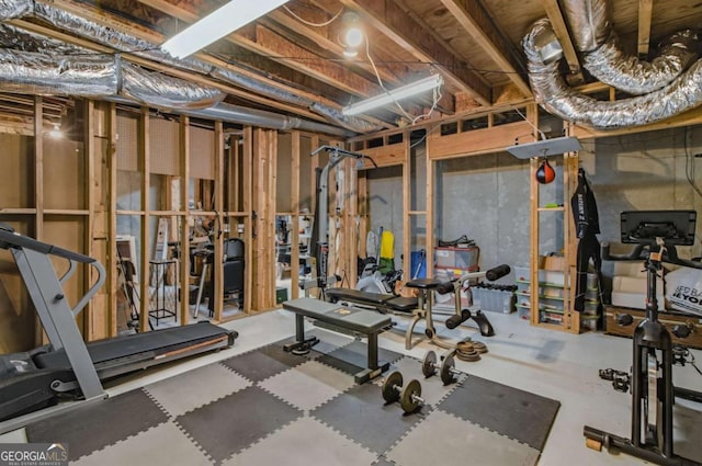 view of exercise room