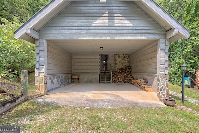 exterior space featuring entry steps