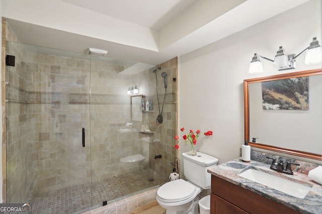 440 Belada Blvd, Sandy Springs, GA 30342 - full bath with vanity and a shower stall