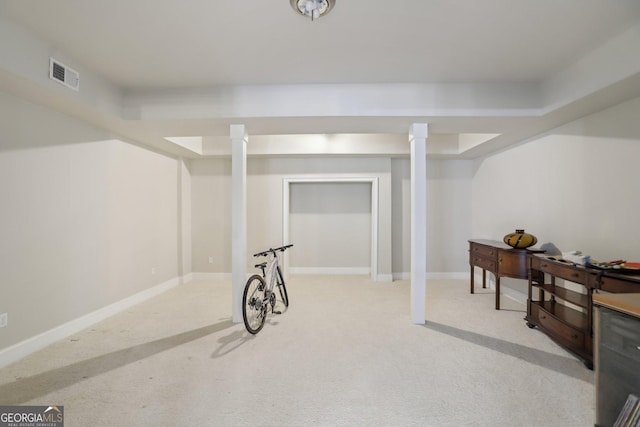 440 Belada Blvd, Sandy Springs, GA 30342 - finished basement with carpet flooring and baseboards