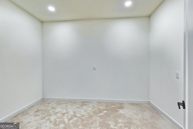 2634 Greenes Ln, Powder Springs, GA 30127 - carpeted empty room with recessed lighting and baseboards