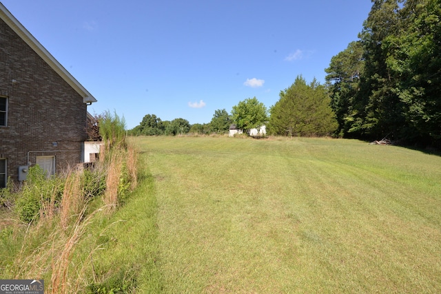 view of yard