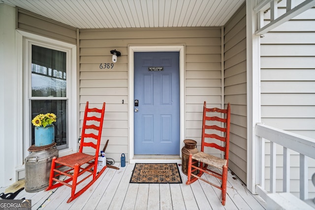 view of entrance to property