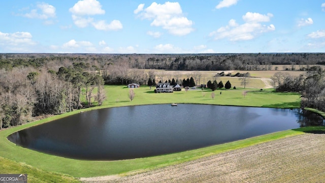 view of water feature