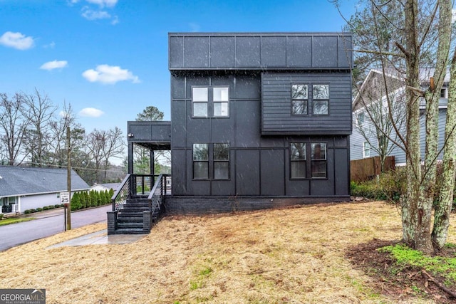 view of rear view of property