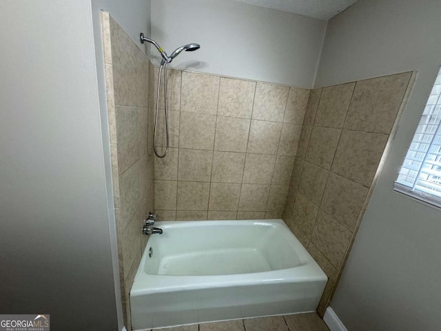 full bathroom featuring shower / tub combination