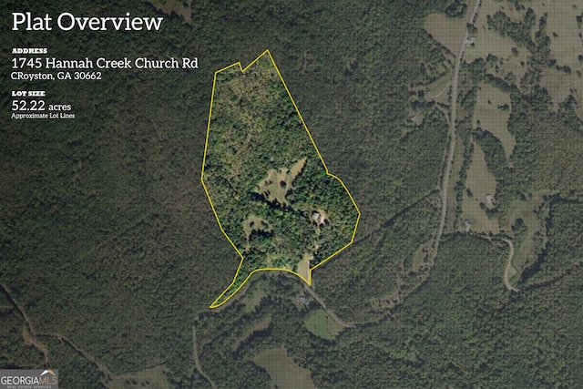 1745 Hannah Creek Church Rd, Royston GA, 30662 land for sale