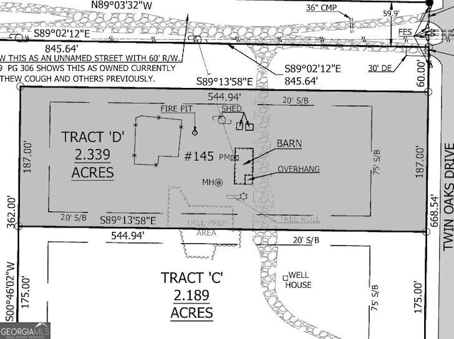 145D Twin Oaks Dr, Hampton GA, 30228 land for sale