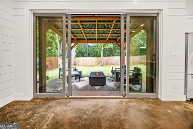 244 Locust St Unit B, Atlanta, GA 30317 - doorway to outside with concrete floors and plenty of natural light