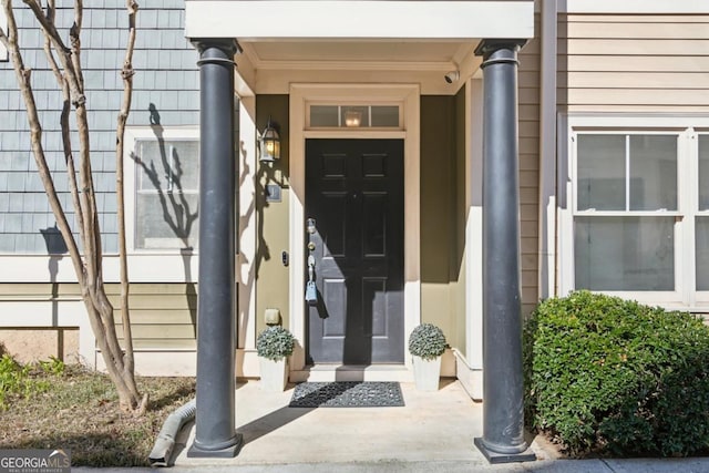 view of entrance to property