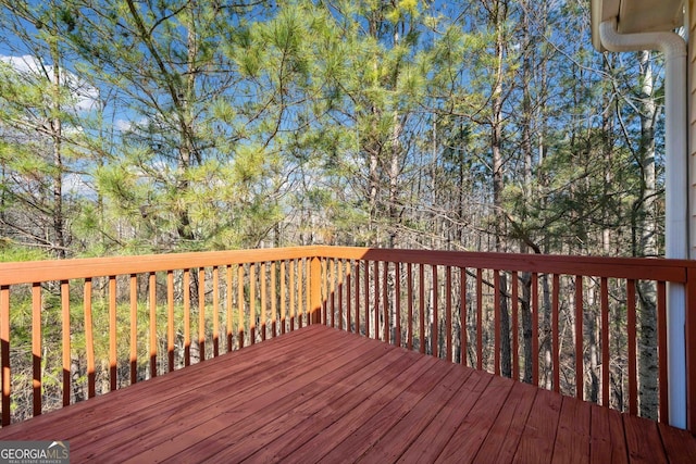 view of deck