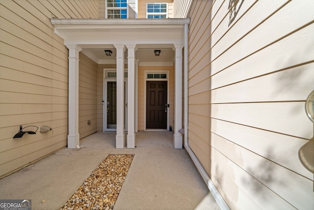 view of entrance to property