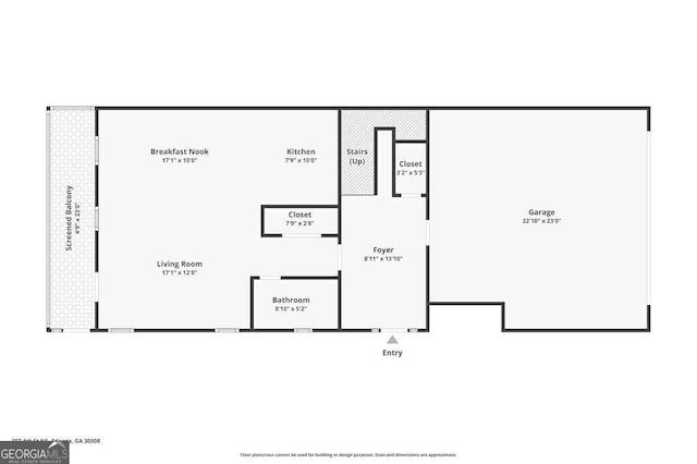 397 4th St NE, Atlanta, GA 30308 - view of floor plan / room layout