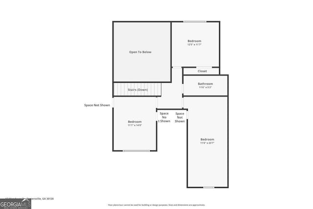 107 Bob White Dr, Calhoun, GA 30701 - view of room layout