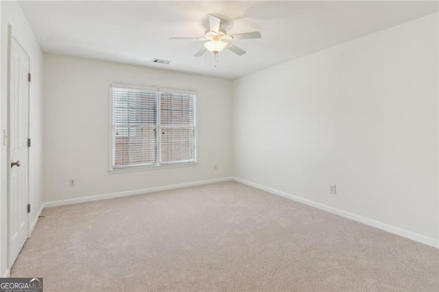 3690 Millwater Xing, Dacula, GA 30019 - unfurnished room with ceiling fan and light carpet