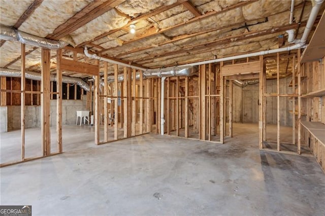 3690 Millwater Xing, Dacula, GA 30019 - miscellaneous room featuring unfinished concrete floors