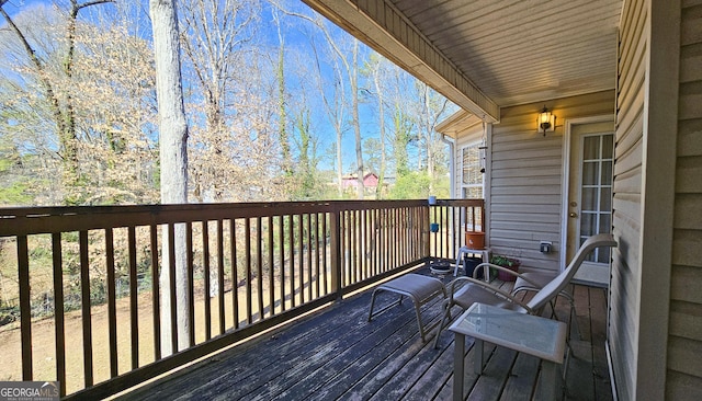 view of deck