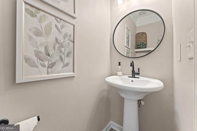 702 Berkeley Ter, Canton, GA 30115 - bathroom with ornamental molding