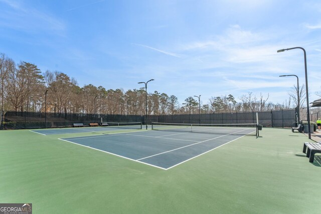 702 Berkeley Ter, Canton, GA 30115 - view of tennis court with community basketball court