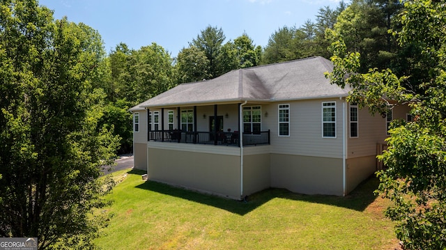 2656 Panorama Dr, Sautee Nacoochee, GA 30571 - view of front of property featuring a front yard and a shingled roof
