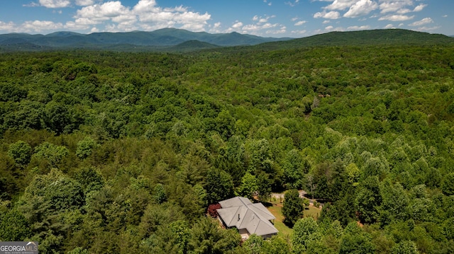 2656 Panorama Dr, Sautee Nacoochee, GA 30571 - bird's eye view of a forest and a mountain backdrop
