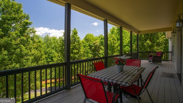 2656 Panorama Dr, Sautee Nacoochee, GA 30571 - deck featuring outdoor dining area