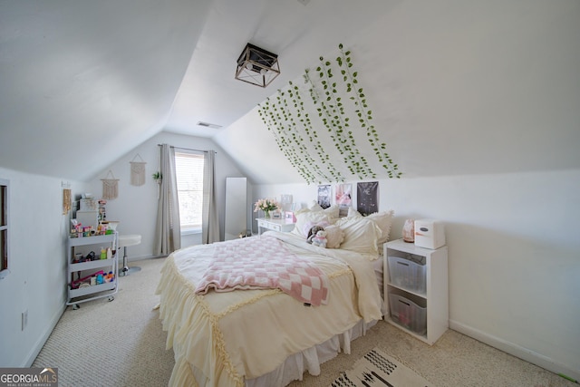 210 Wrights Mill Way, Canton, GA 30115 - carpeted bedroom with lofted ceiling and baseboards