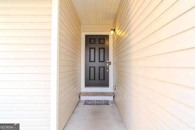 view of property entrance