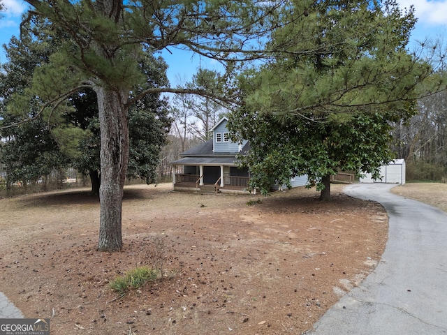 2820 Maxwell Pl, Lithia Springs, GA 30122 - view of front of house featuring covered porch