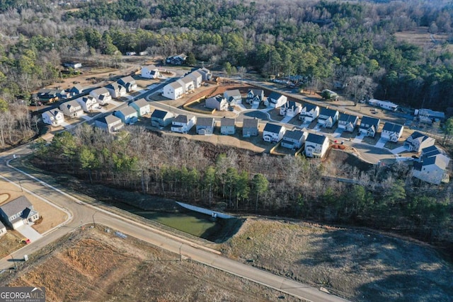 birds eye view of property featuring a residential view