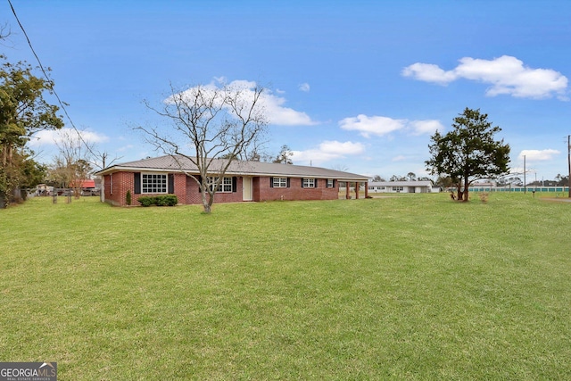 exterior space featuring fence