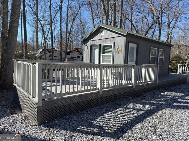 527 Hidden Valley Rd Unit 189, Cleveland, GA 30528 - rear view of property featuring a deck