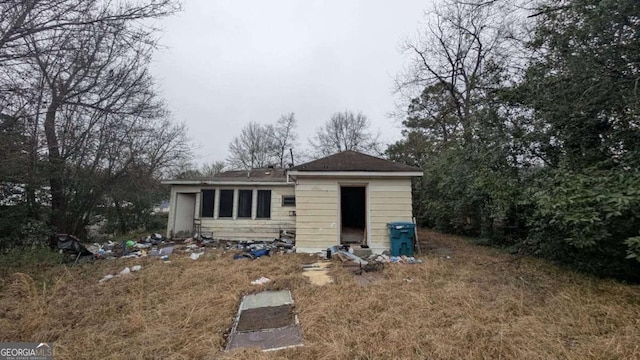 view of back of house