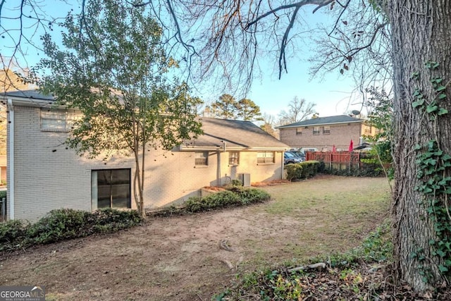 2236 Chestnut Hill Cir, Decatur, GA 30032 - view of yard with central AC unit and fence