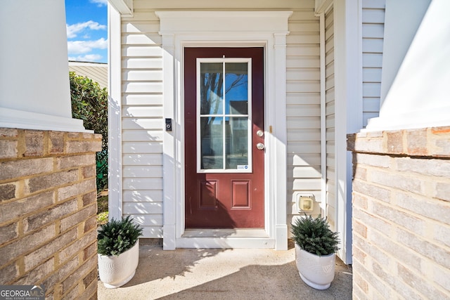 view of property entrance