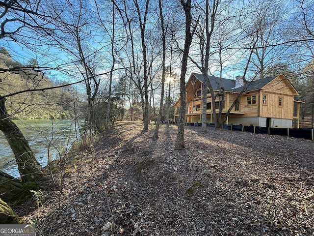 view of side of property