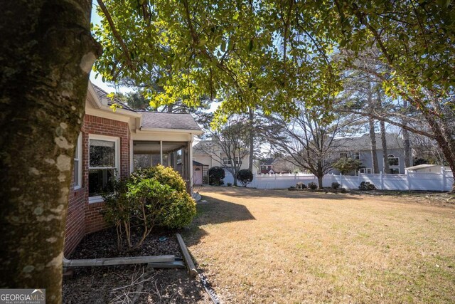 520 Camp Perrin Rd, Lawrenceville, GA 30043 - view of yard featuring fence