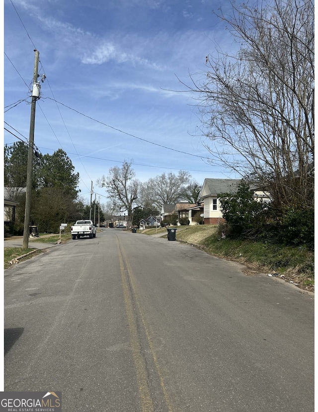 view of road