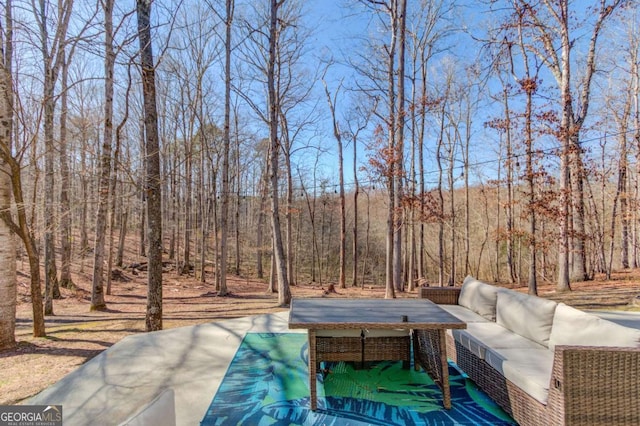 view of patio / terrace with outdoor lounge area