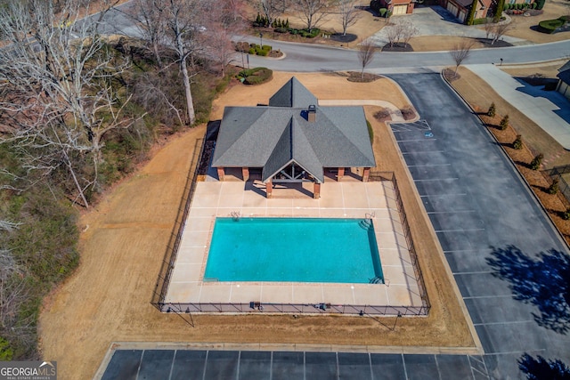5016 Deer Creek Ct, Flowery Branch, GA 30542 - view of subject property featuring a pool
