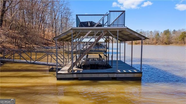 6326 Point Twenty Two, Gainesville, GA 30506 - view of dock with a water view