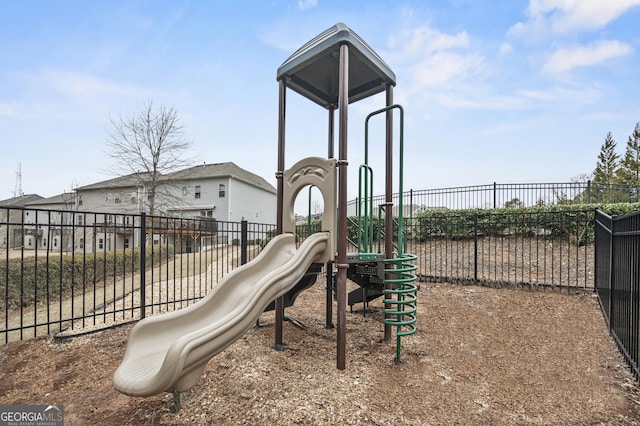 community playground featuring fence