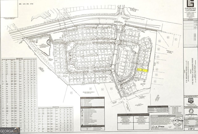 34 Russet Way Lot 57, Newnan, GA 30263 - map of parcels