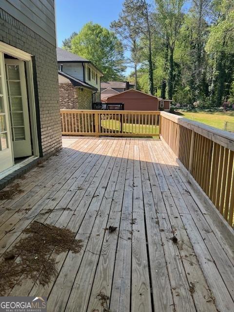 3235 Wintercreeper Dr, Lithonia, GA 30038 - view of deck