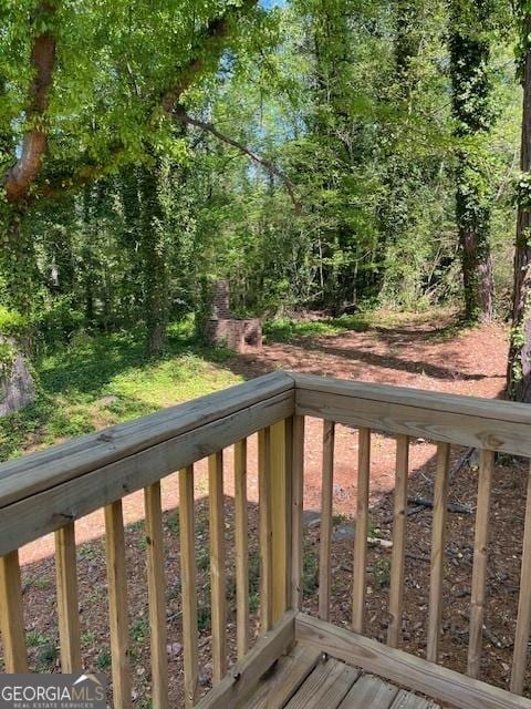 view of deck