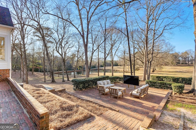 view of patio / terrace with outdoor lounge area