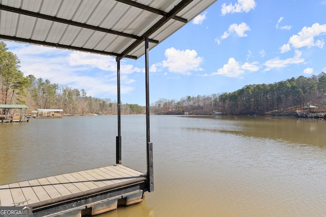 99 Clairmonte Pt, Martin, GA 30557 - dock with a water view and a view of trees