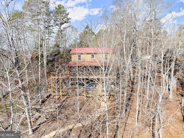 99 Clairmonte Pt, Martin, GA 30557 - view of rear view of property