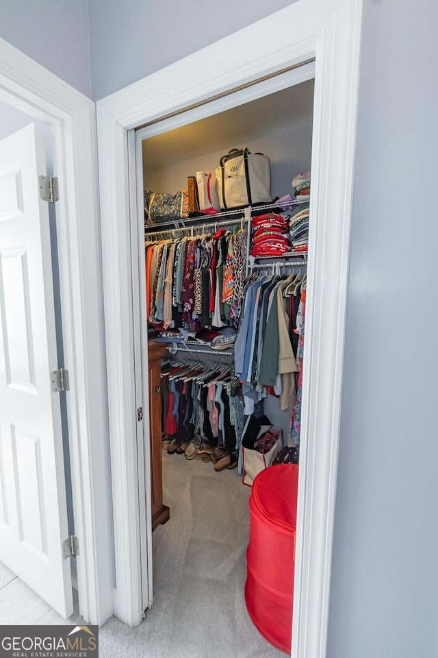 view of closet